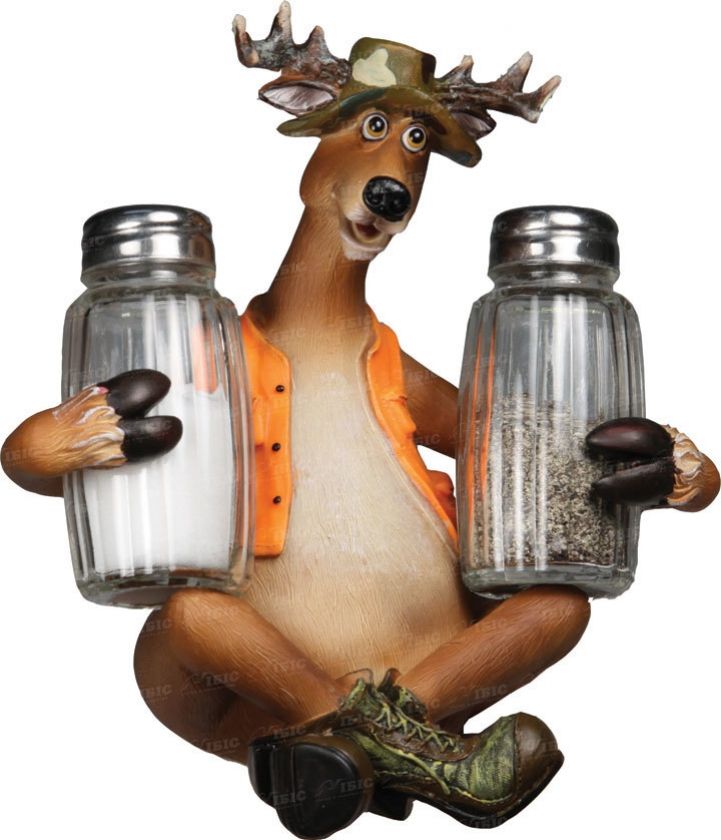 Набор кухонный Riversedge Deer Salt & Pepper Set соль/перец полимер/стекло