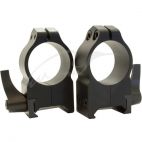 Кольцa быстросъемные Warne MAXIMA Quick Dedach Rings 25,4 мм. Под планку Weaver/ Picatinny. Высота High (под объективы 42-52 мм). Сталь.