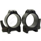 Кольцa быстросъемные Warne MAXIMA Quick Dedach Rings 30 мм. Под планку Weaver/ Picatinny. Высота Low (под объективы 24-42 мм). Сталь.