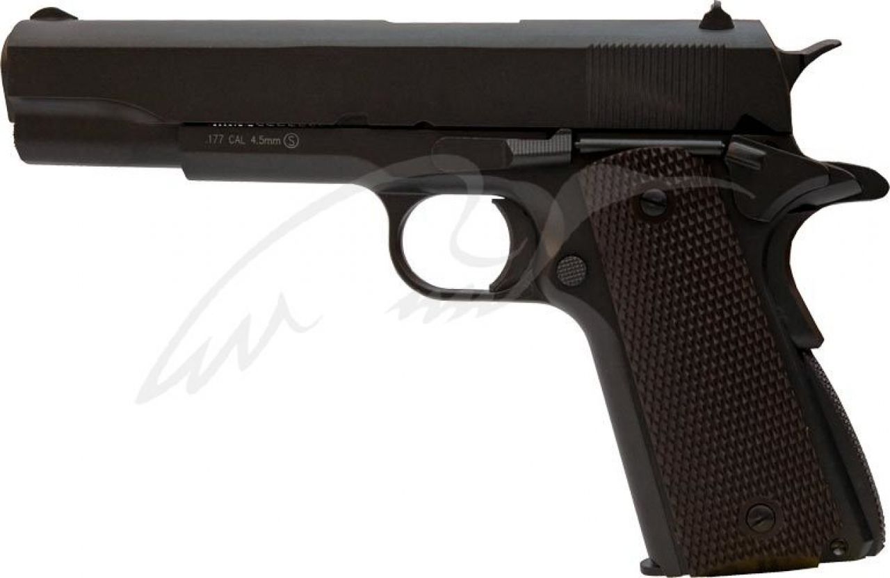 Пистолет пневматический KWC KMB-76AHN Blowback (Colt 1911). Корпус - металл