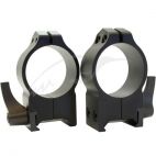 Кольцa быстросъемные Warne MAXIMA Quick Dedach Rings 30 мм. Под планку Weaver/ Picatinny. Высота High (под объективы 50-56 мм). Сталь.