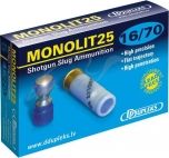Патрон D Dupleks Monolit 25 кал. 16/70 пуля Monolit масса 25 г