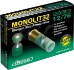 Патрон D Dupleks Monolit 32 Magnum кал. 12/76 пуля Monolit масса 32 г