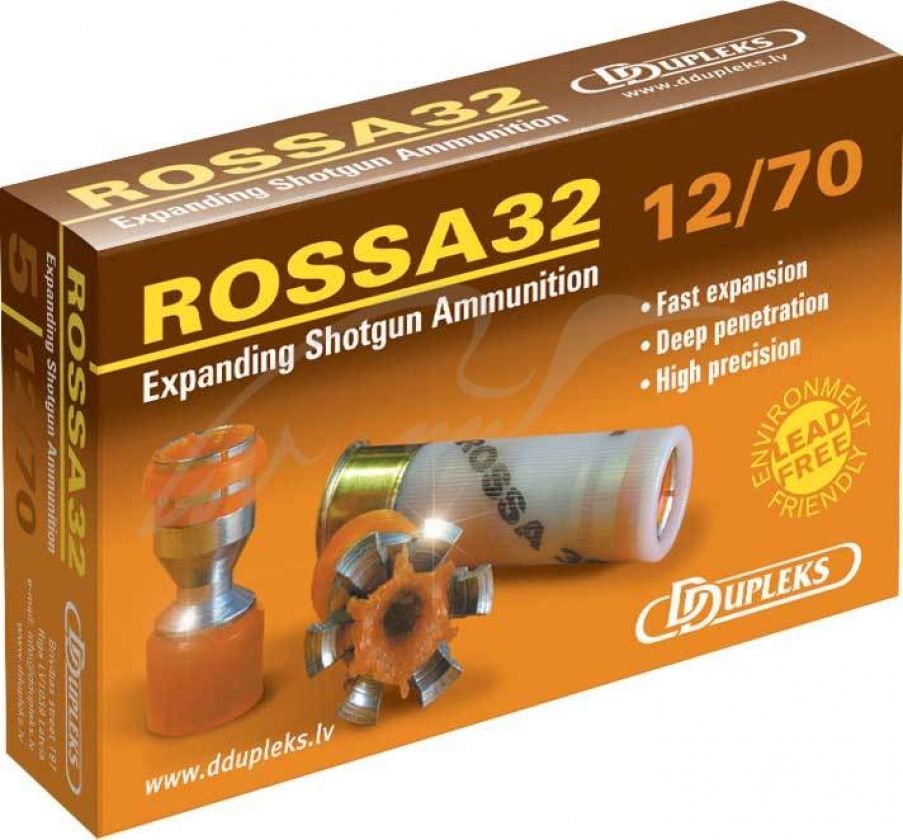 Патрон D Dupleks Rossa 32 кал. 12/70 пуля Rossa масса 32 г
