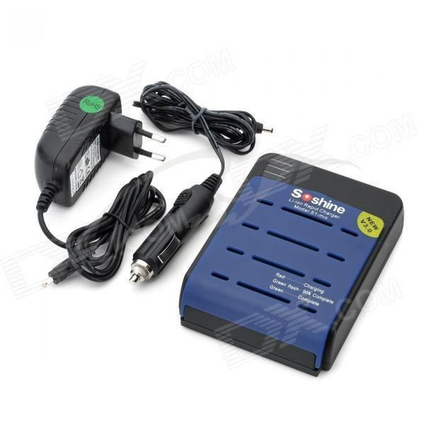 Зарядное устройство Soshine для Li-Ion 18650/RCR123/14500
