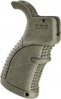 Рукоятка пистолетная FAB Defense AGR-43 прорезиненная для M4/M16/AR15. Цвет - оливковый