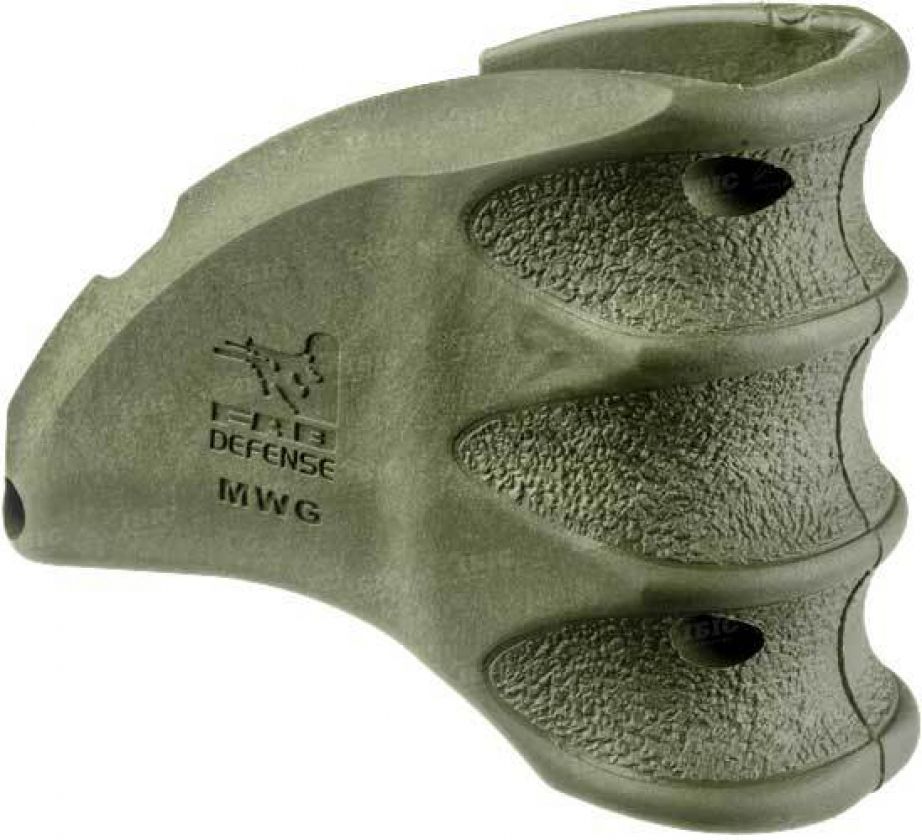 Накладка FAB Defense MWG на шахту магазина AR15/M16. Цвет - оливковый