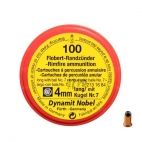 Патрон Флобера RWS Flobert Cartridges кал. 4 мм пуля - ball №7 (свинцовый шарик)