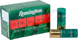 Патрон Remington BP Big Game кал. 12/70 картечь 7/0 (6,2 мм - 25 картечин) навеска - 36 г