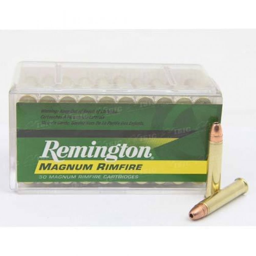 Патрон Remington Magnum Rimfire кал.22 WMR пуля Jacketed Hollow Point масса 2,6 грамма/ 40 гран. Нач. скорость 582 м/с.