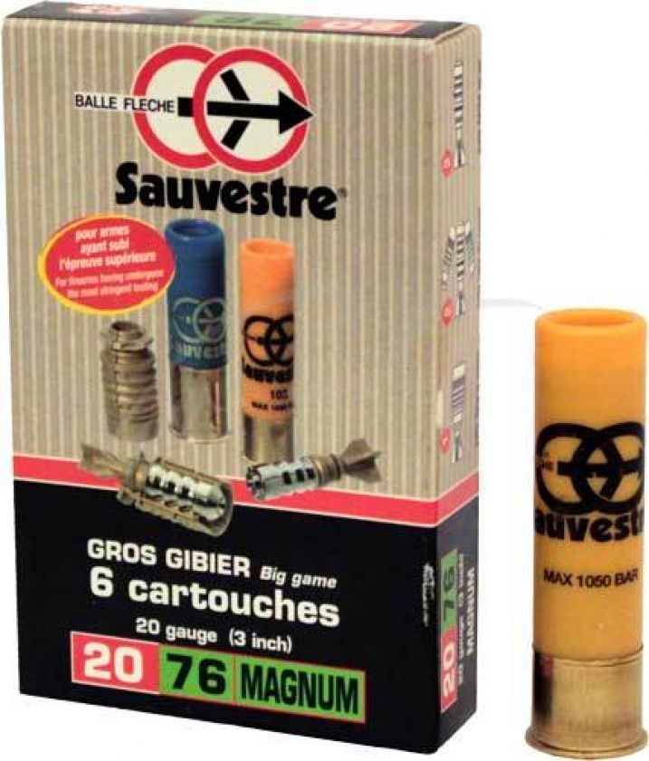 Патрон Balle Fleche Sauvestre кал. 20/70 пуля Balle Fleche 22,5 г