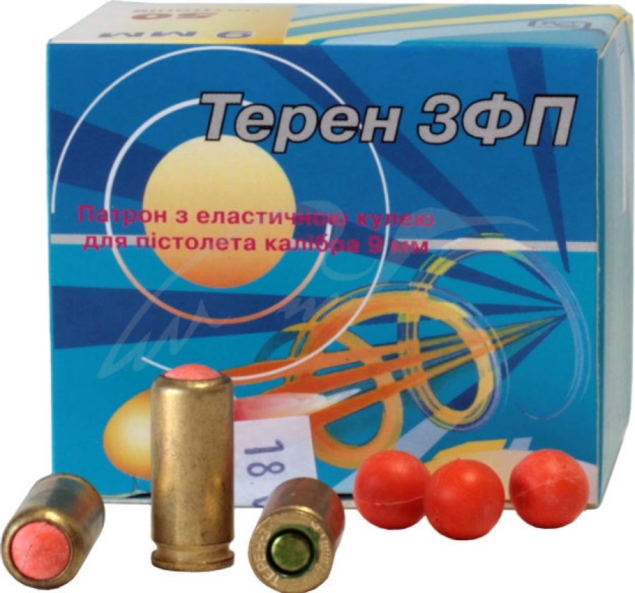 Патрон травматический Эколог "Терен-3ФП" пистолетный кал. 9 мм