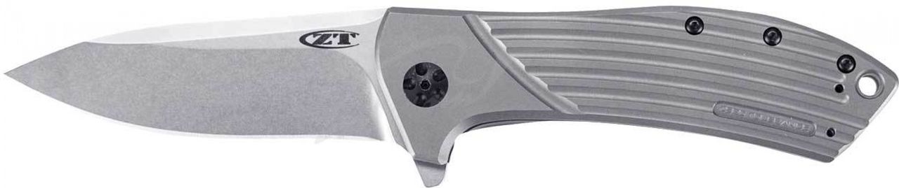 Нож ZT 0801 Flipper Titanium