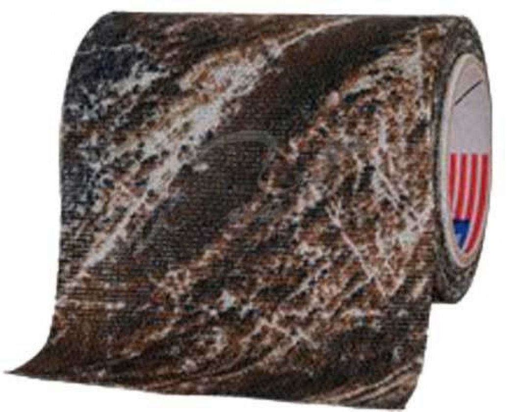 Маскировочная лента Allen Camo Cloth Tape (матерчатая). Размеры - 5 см х 9,15 м. Цвет - Mossy Oak Duck Blind.