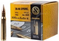 Патрон Sellier & Bellot кал.30-06 пуля FMJ масса 8 грамм/ 124 гран. Нач. скорость 944 м/с.