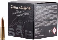 Патрон Sellier & Bellot кал.7,62x39 пуля FMJ масса 8,0 грамм/ 124 грана. Нач. скорость 738 м/с.