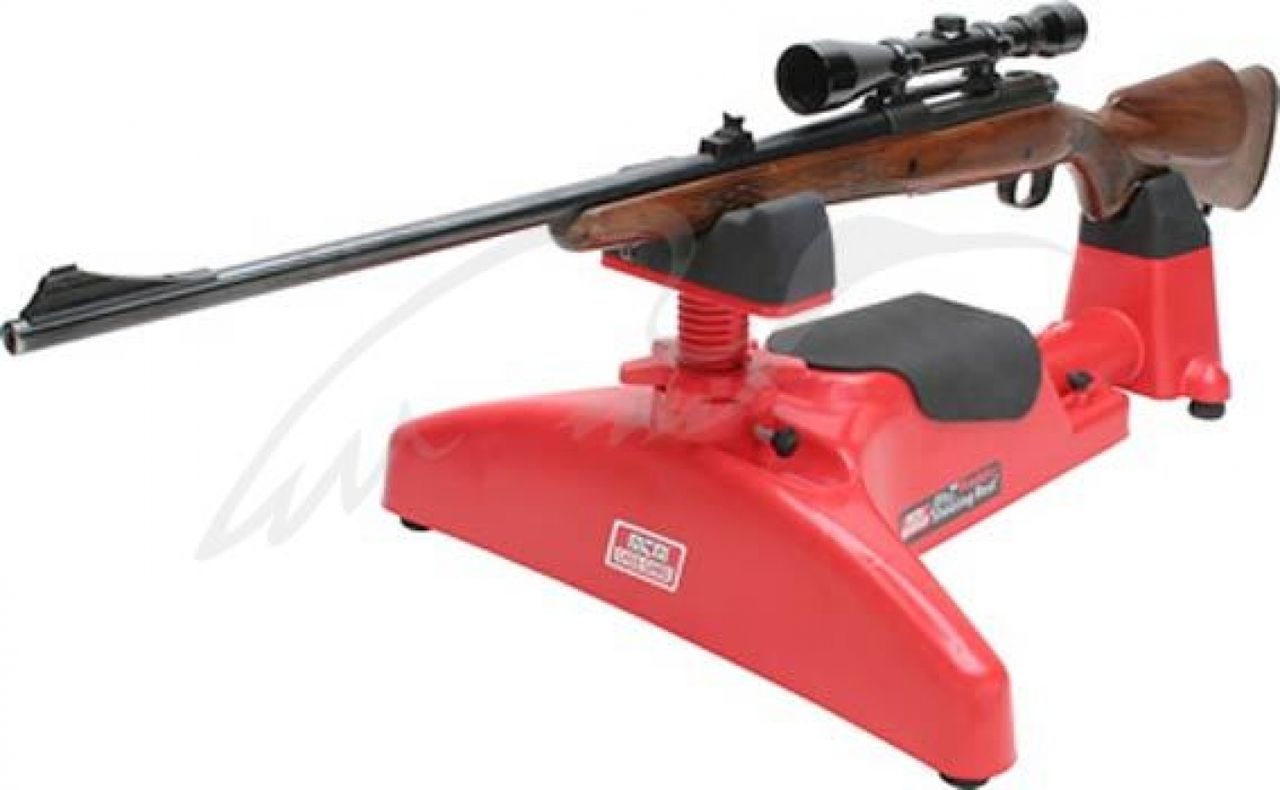 Упор для стрельбы MTM Predator Shooting Rest. Материал – пластик. Цвет – красный.
