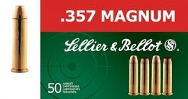 Патрон Sellier & Bellot TFMJ 357Mag 357 MAGNUM,NON-TOX,TFMJ,158gr,10,25g