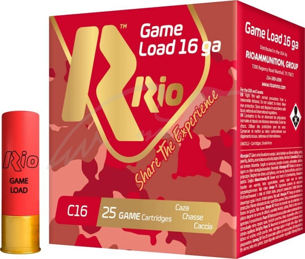 Патрон RIO Game Load C16 NEW 16/70 (00)/28 г