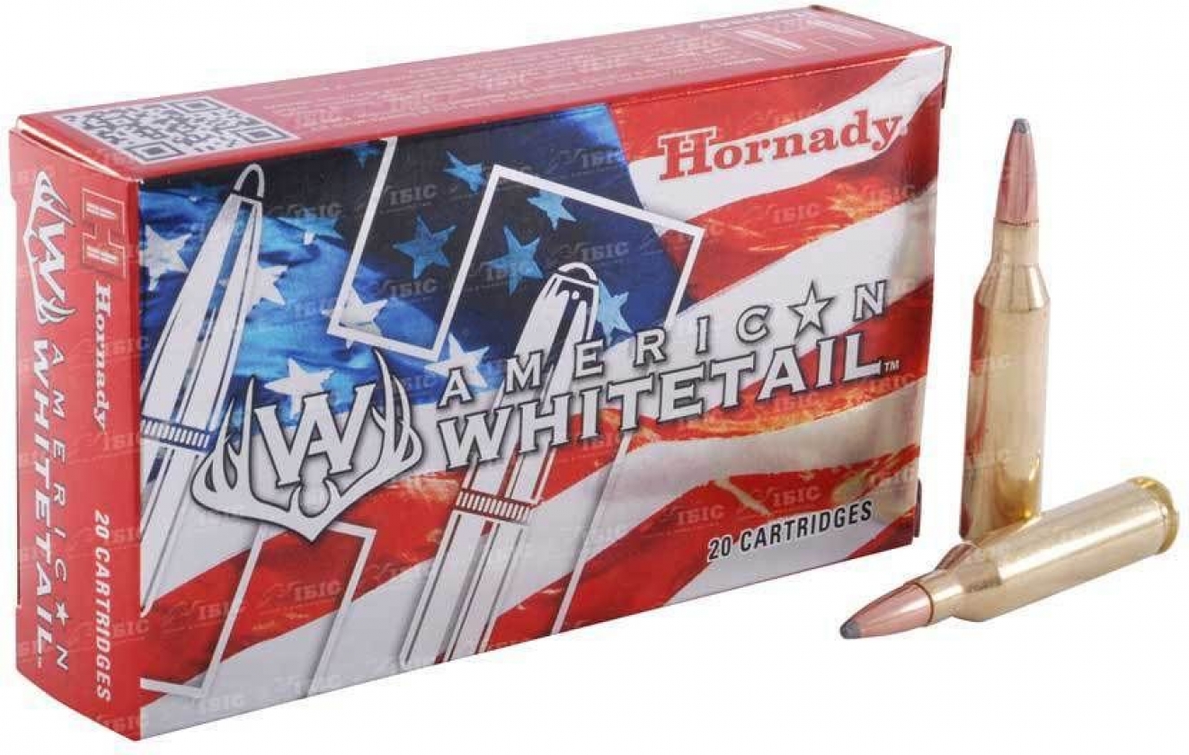 Патрон Hornady American Whitetail кал .243 пуля Interlock BTSP масса 6.48 г (100 гран)