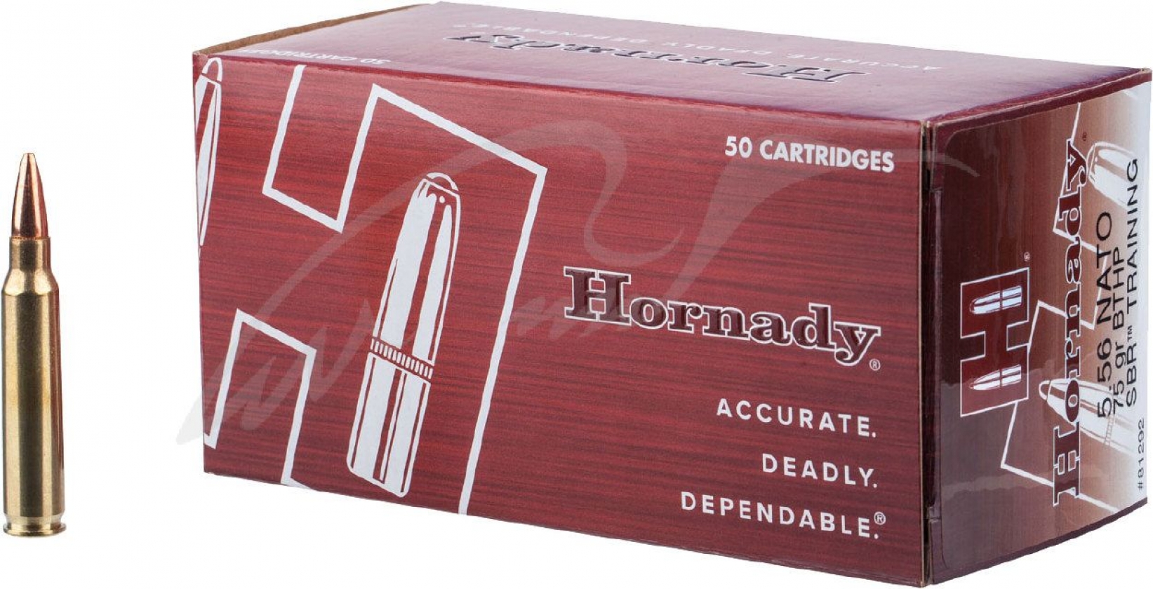 Патрон Hornady Training TAP SBR кал. 5,56/45 пуля BTHP масса 4.86 г (75 гран). Для винтовок SBR (10.5"-11.5")