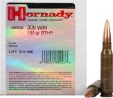 Патрон Hornady Steel Match кал .308 Win(7,62/51) пуля BTHP масса 10.04 г (155 гран)