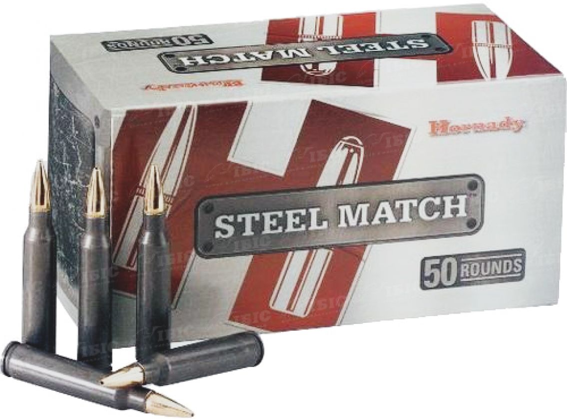 Патрон Hornady Steel Match кал .223 Rem (5.56/45) пуля HP масса 3.56 г (55 гран)