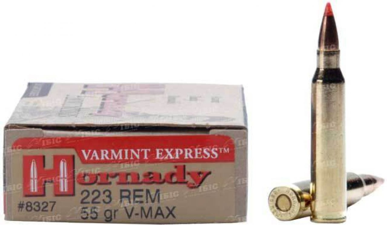 Патрон Hornady Varmint Express кал .223 Rem (5,56/45) пуля V-Max масса 3.56 г (55 гран)