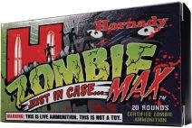 Патрон Hornady Zombie Max кал. 308 Win(7,62/51) пуля Z-Max масса 10.88 г (168 гран)