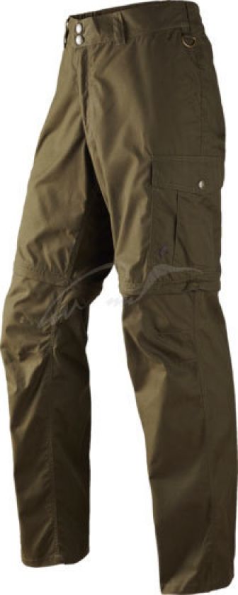 Брюки Seeland Field Zip-off. Размер - 56. Цвет - зеленый.