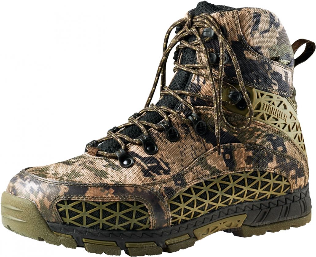 Ботинки Harkila Trapper Master GTX 6". Размер - 10. Цвет - Optifade® Ground Forest