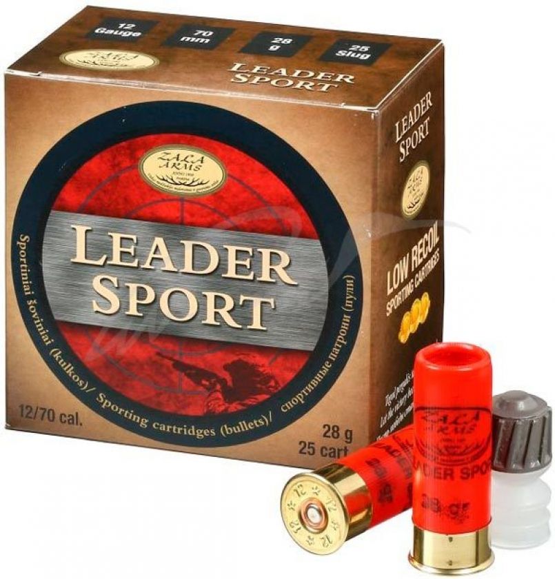 Патрон Zala Arms Sport калибр 12/70 пуля масса 28 г