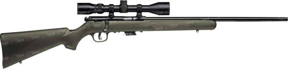 Винтовка малокалиберная Savage Mark II FXP Green 21" кал. 22 LR с оптическим прицелом 3-9x40